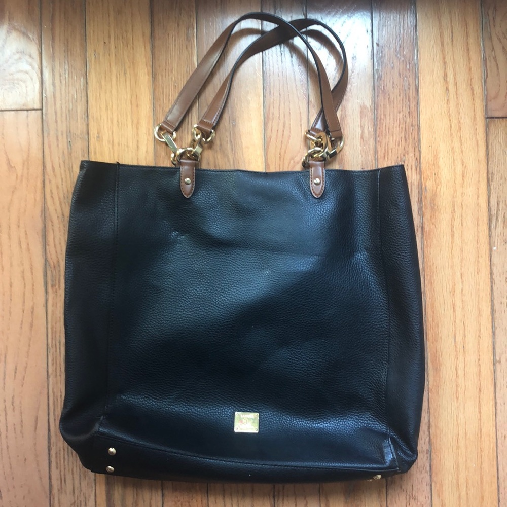 Ralph Lauren leather tote bag